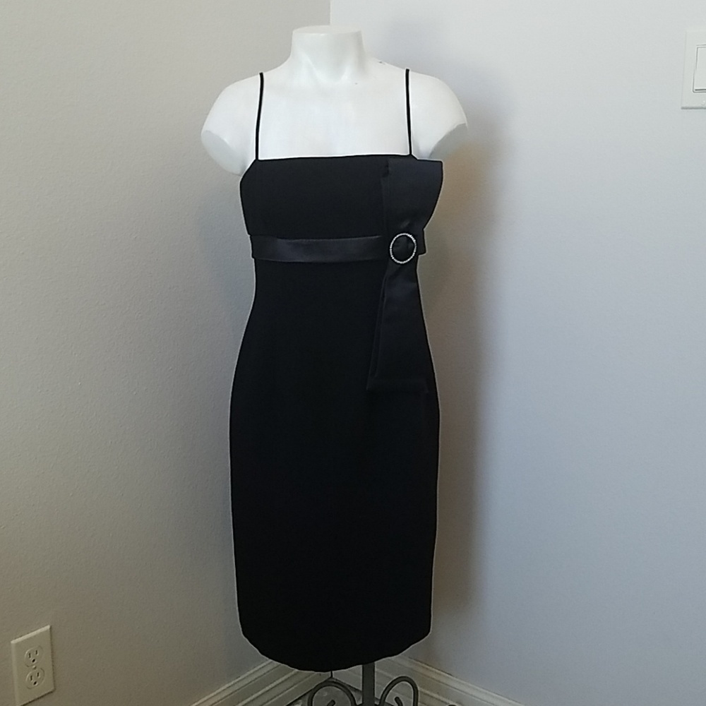 London Times Black LBD Evening Dress